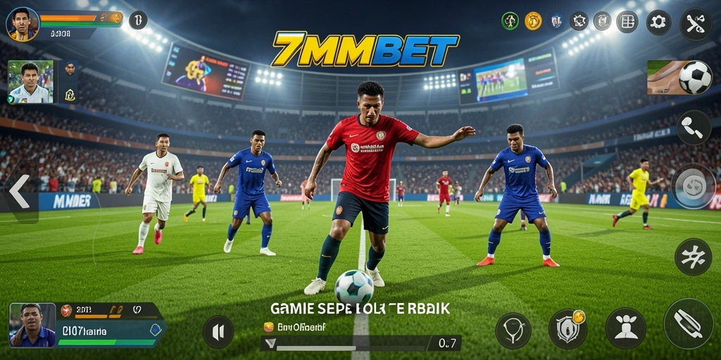 Screenshot gameplay 7MMBET yang menarik dengan fitur taruhan sepak bola.