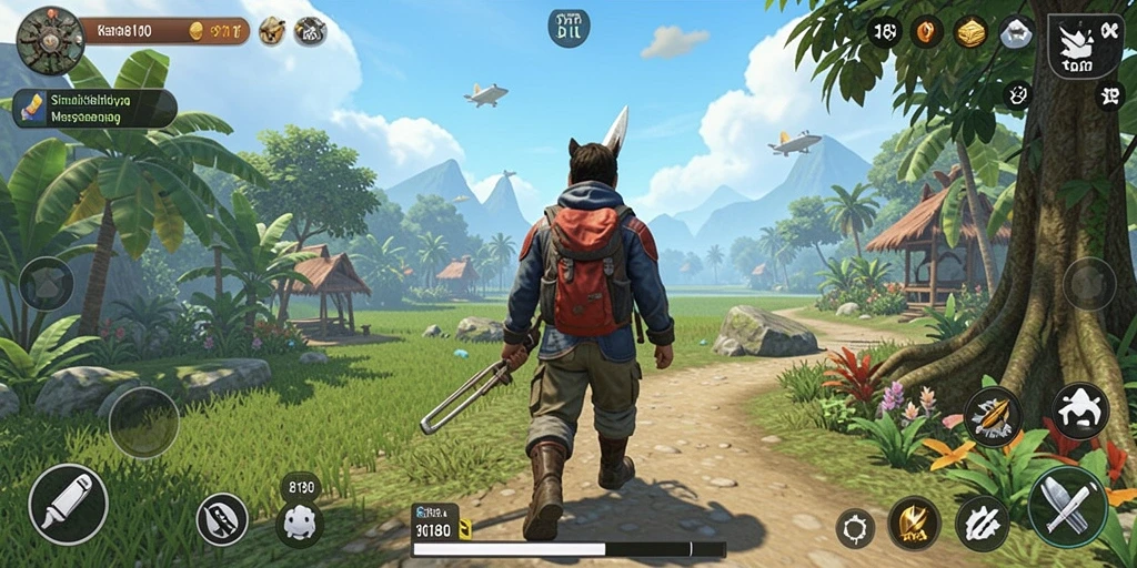 Tampilan gameplay 8180 menampilkan interaksi karakter yang menarik.