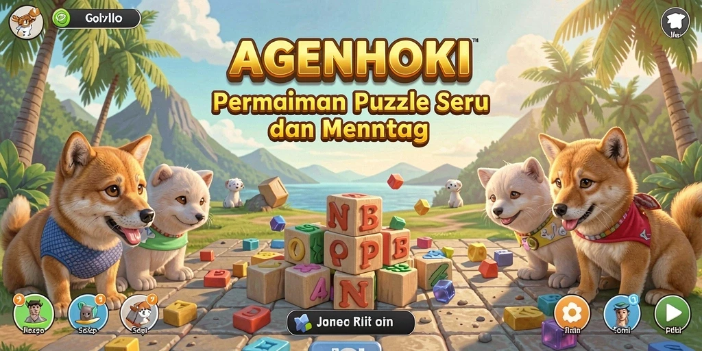 Tangkapan layar AGENHOKI menampilkan gameplay penuh tantangan.