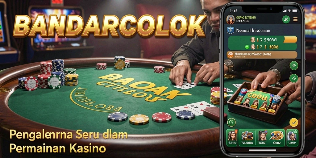 Tampilan menarik dari gameplay Kasino di BANDARCOLOK.