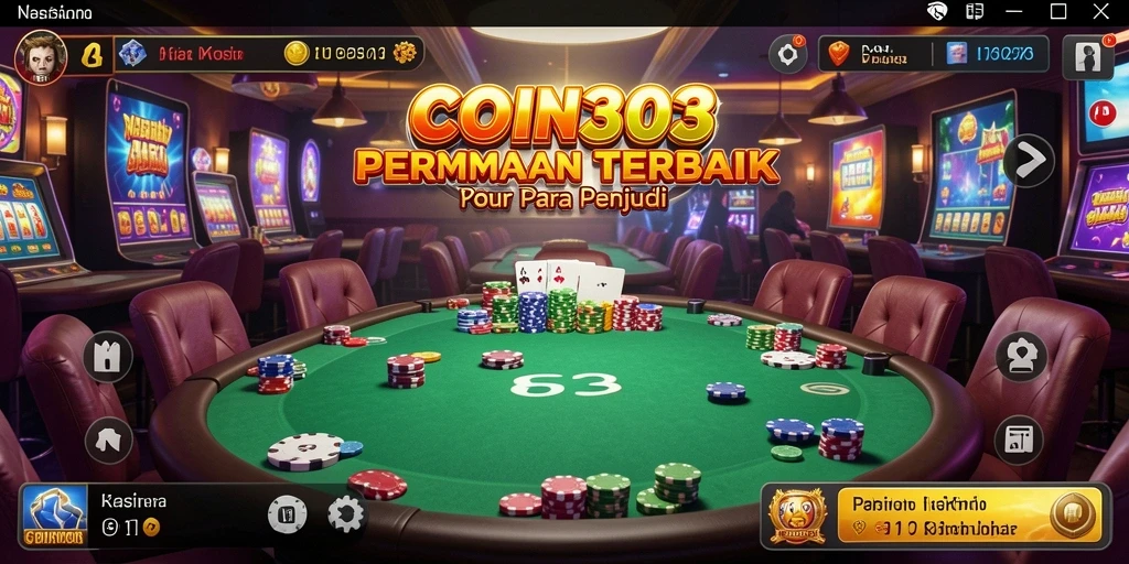 Screenshot COIN303 menunjukkan gameplay mendebarkan dengan grafis yang menawan.