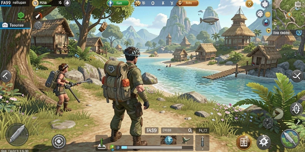 Tangkapan layar dari gameplay Open World FA99 yang memukau.