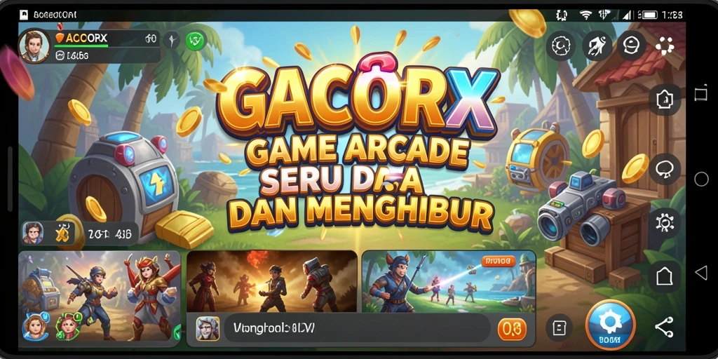 Tampilan gameplay menarik dari GACORX yang penuh dengan tantangan.