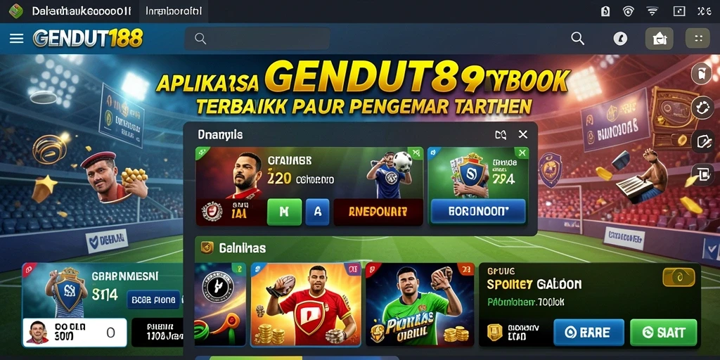 Tampilan GENDUT188 menunjukkan pengalaman taruhan olahraga yang seru.