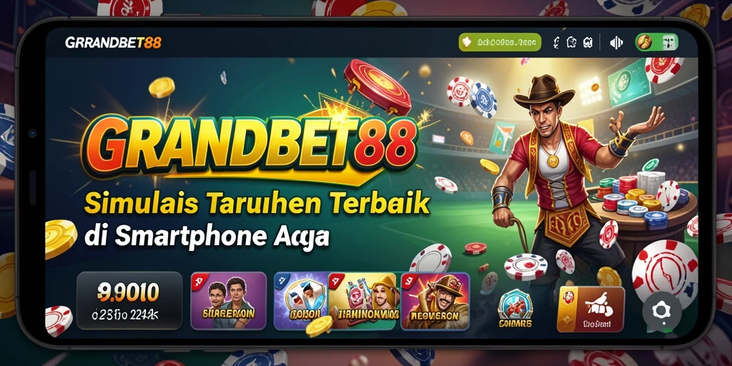 Screenshot gameplay GRANDBET88 menampilkan suasana kasino yang mendebarkan.