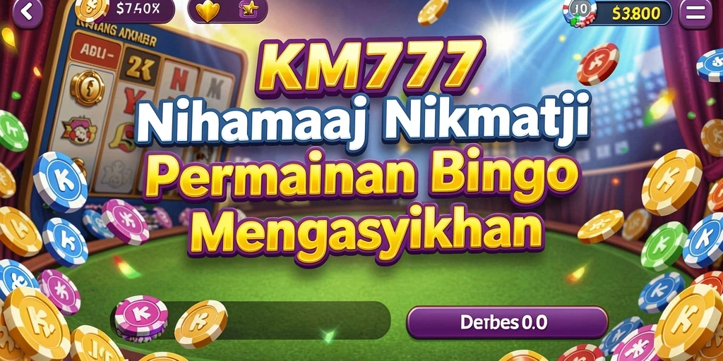 Tampilan gameplay Bingo di KM777 dengan fitur menarik.