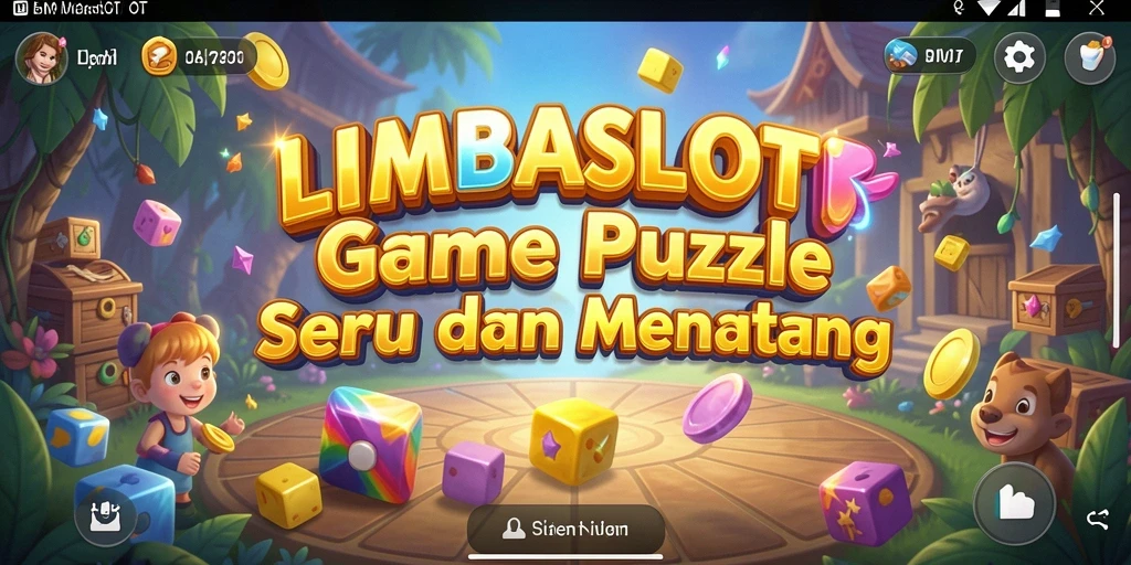 Tampilan gameplay menarik dan penuh warna dari LMBASLOT.