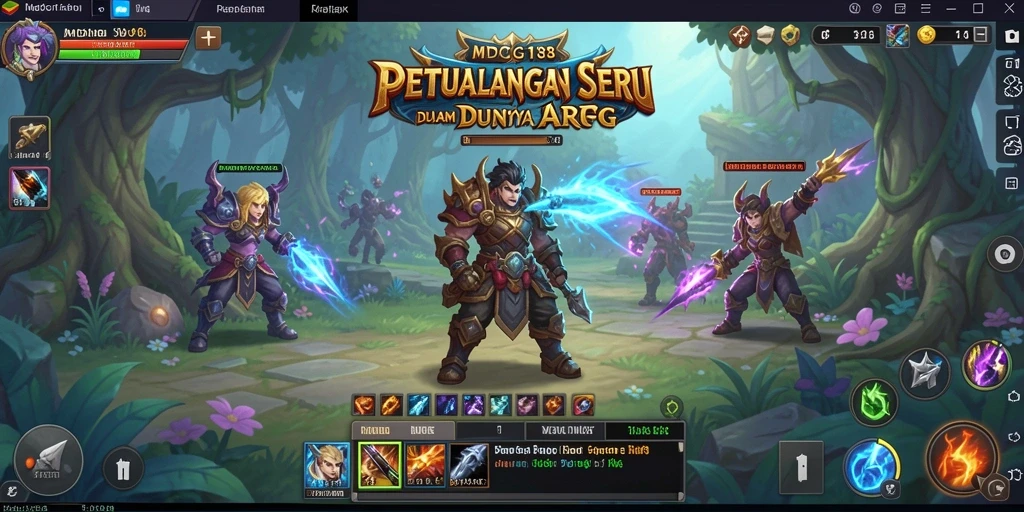 Tampilan gameplay MDG188 yang penuh aksi dan strategi.