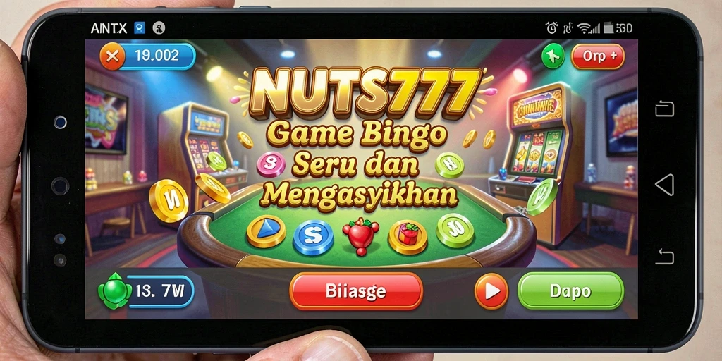 Tampilan seru dalam permainan Bingo NUTS777 dengan pemain aktif.