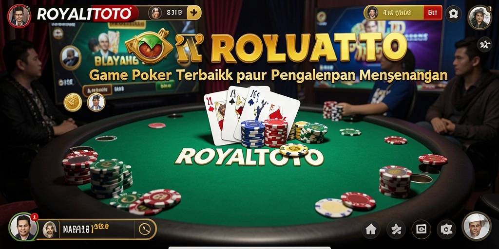 Tampilan screenshot ROYALTOTO yang menampilkan gameplay Poker yang seru.