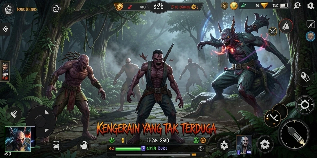 Tampilan gameplay S80 yang menegangkan dan menyeramkan.