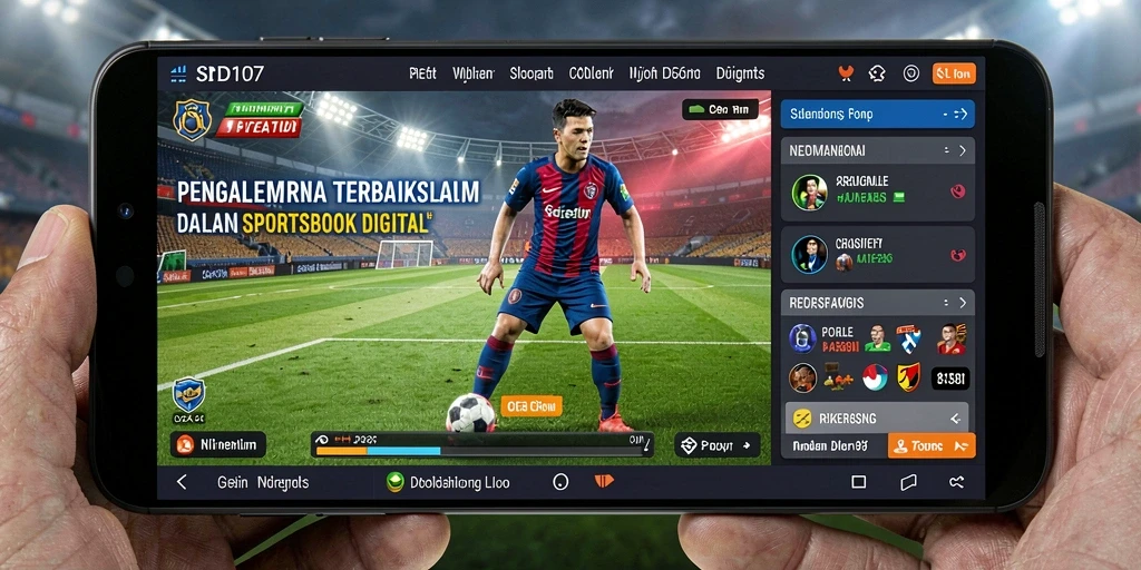 Screenshot utama SD107 menampilkan antarmuka taruhan yang menarik dan informatif.