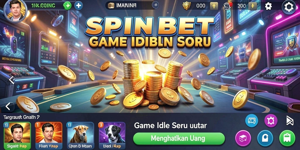 Tampilan gameplay SPINBET yang mengasyikkan dan penuh warna.