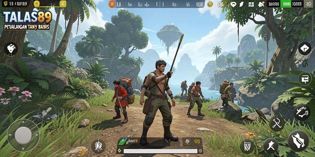 Screenshot game TALAS89 menampilkan eksplorasi dunia terbuka yang menakjubkan.