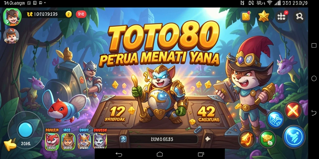 Tampilan menarik dari gameplay petualangan di TOTO80.