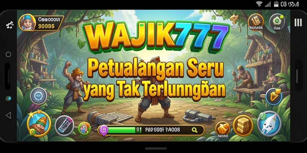 Tangkapan layar menunjukkan gameplay seru WAJIK777 di dunia petualangan.